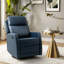 Fauteuil inclinable et oscillant pivotant en similicuir de 26,5 po McGuffey-1341375073