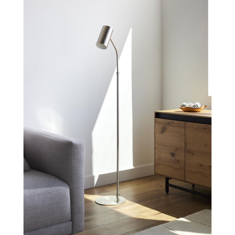 Narita Floor Lamp, Silver