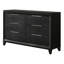 Ensemble de chambre à coucher moderne à panneau tapissier à DEL en noir-1639551142-1639551145