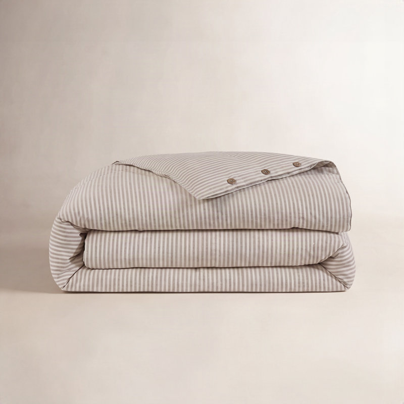 Brenden Linen Blend Duvet Cover, Twin Duvet Cover