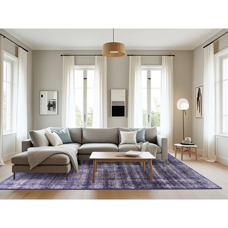 Tapis oriental mauve, Rectangle 8 pi x 12 pi