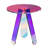 Round Iridescent Side Table