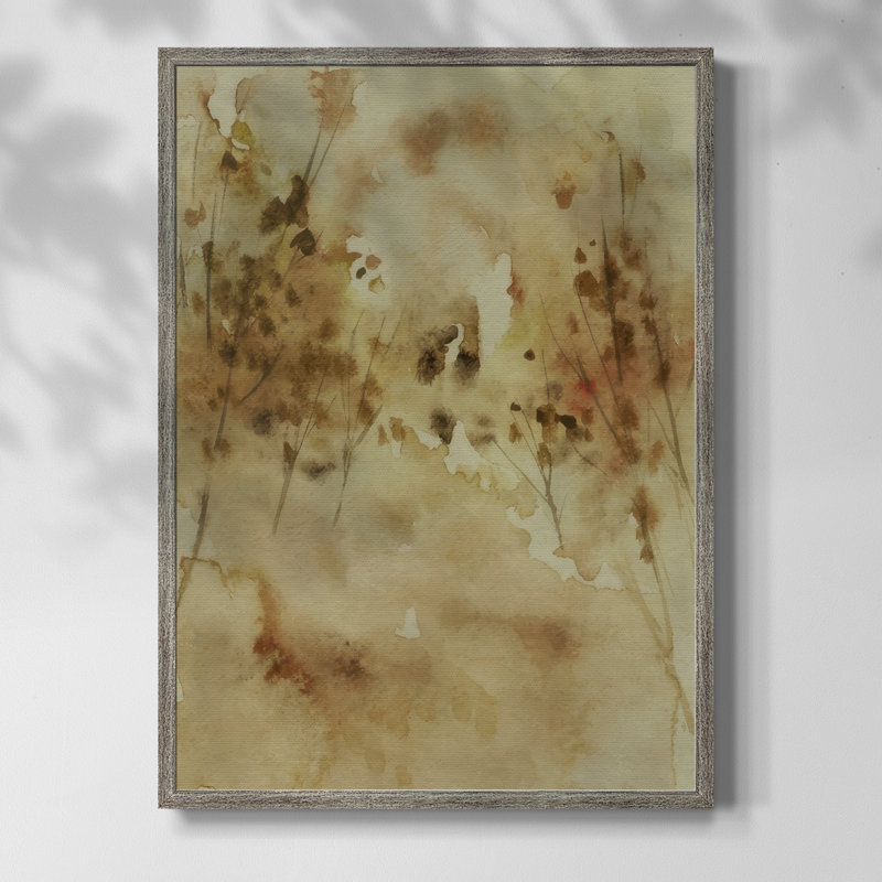 Yellow Memory I Framed Print - Solid Wood