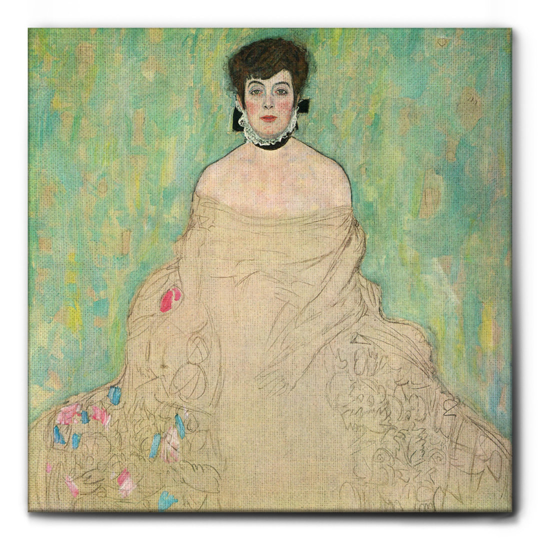 Leinwandbild Portrait of Amalie Zuckerkandl von Gustav Klimt