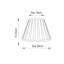 Marvin 23cm H Fabric Empire Lamp Shade in Beige