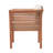 Stamford 29"W 31"H Solid Wood Patio Chair With Cushions