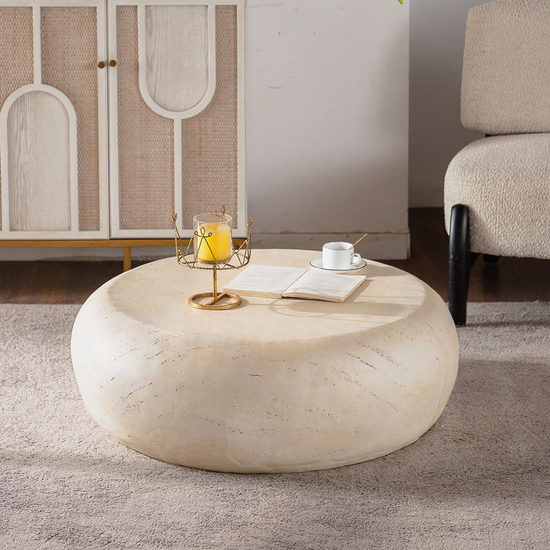 Table basse ronde Mgo Mid-Century