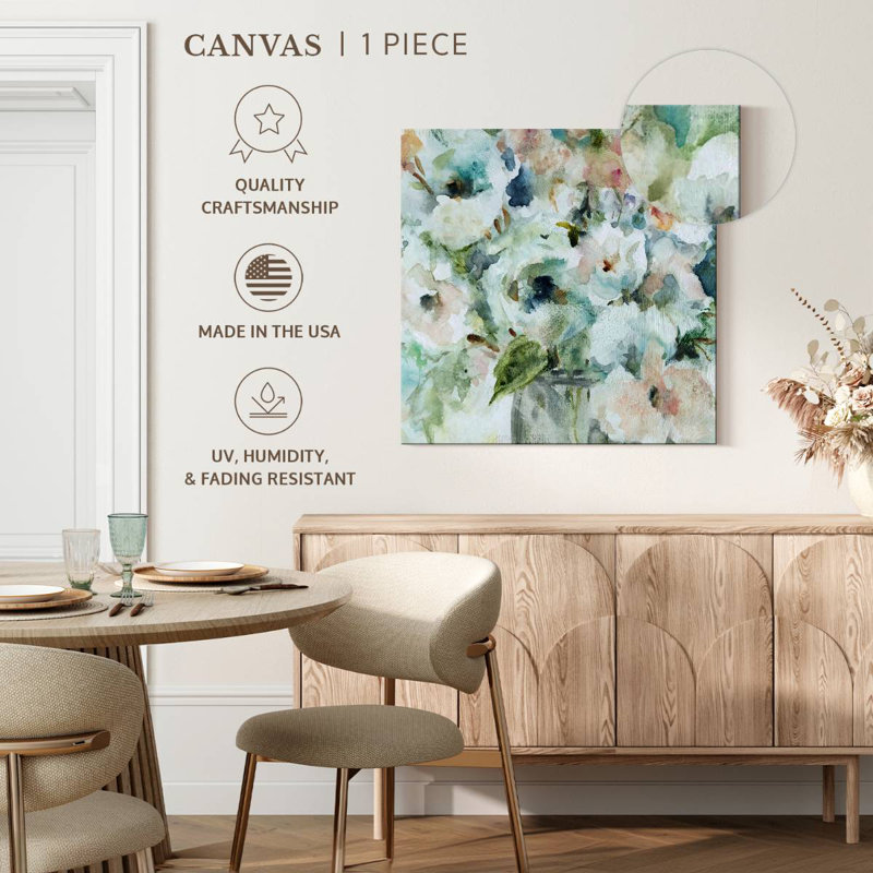 Blooming Softly, 36" H x 36" W