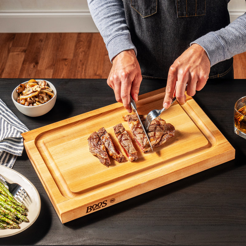 John Boos Reversible Cutting Board, Maple, 18" x 12"