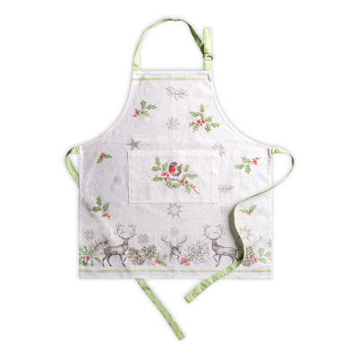 Tablier Maison d'Hermine Christmas Dew 100 % coton - 70 x 80 cm