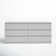 Jada 6 Drawer 60.5" W Double Dresser