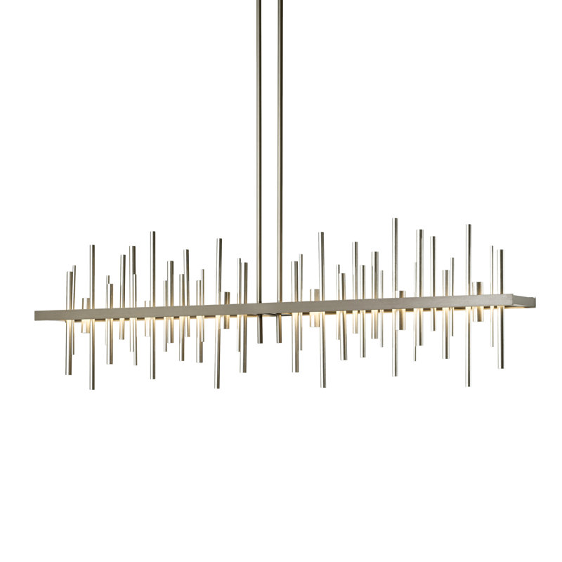 Cityscape 1 - Light Kitchen Island Linear LED Pendant, Soft Gold, Soft Gold