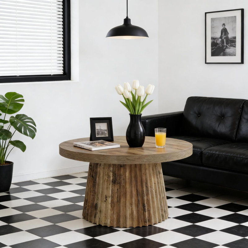 Table ronde ronde, table basse, centre de table circulaire