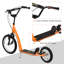 Scooters réglables pour enfants, combinant 16 po, trottinette réglable en acier et tout-petits de 5 ans et plus