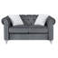 Causeuse moderne grise pour des intérieurs confortables-117825558
