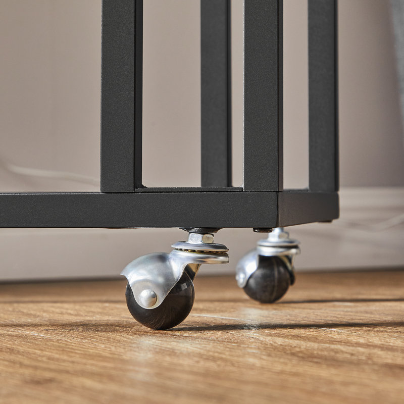 Adamo C Table End Table, Brown/Black