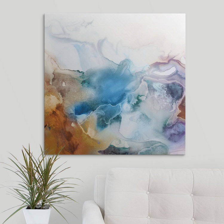 «Swerve», reproduction d'art Funkley, H 35 po x l 35 po x P 1,5 po, Toile