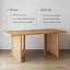 Table de salle à manger Boho pour 6 avec décorations en rotin-24544347