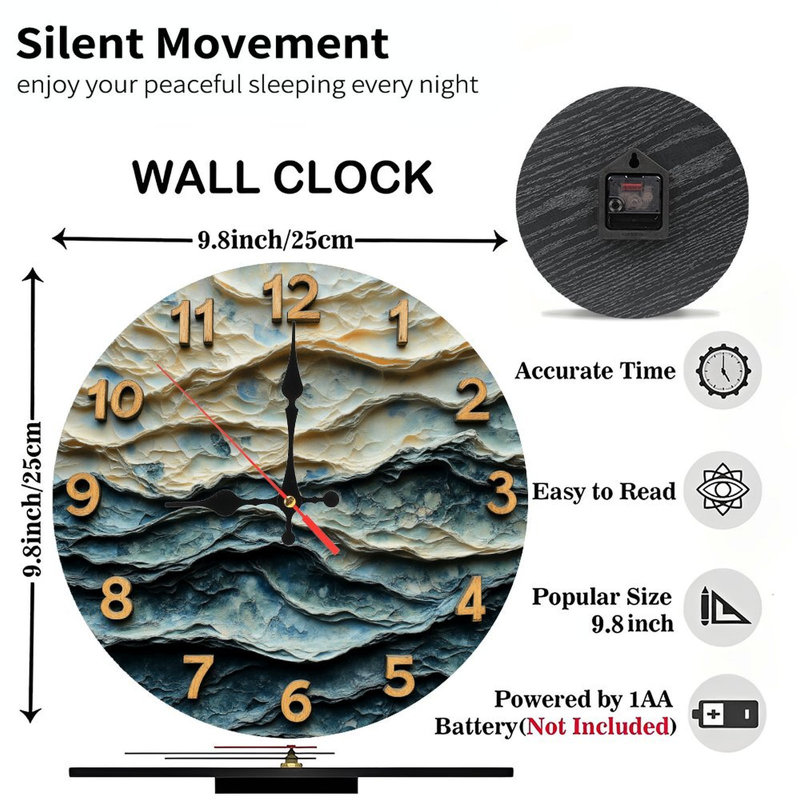 Layered Design Clock
