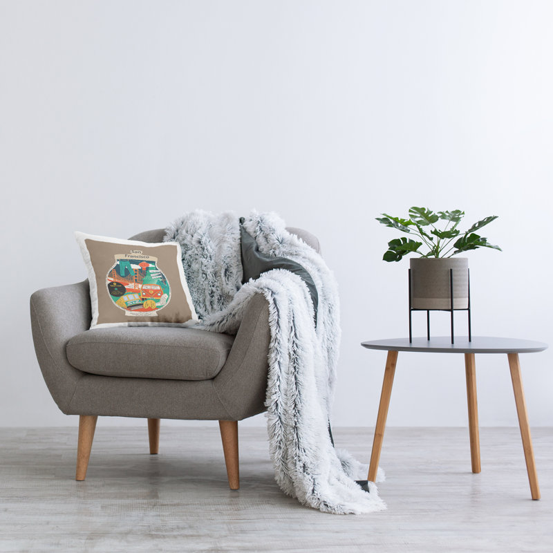 Polyester/Polyester Blend Throw Pillow