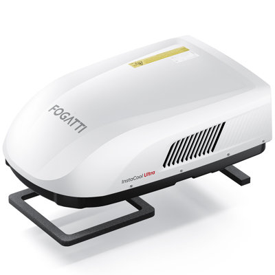 Climatiseur Fogatti Instacool Ultra de 16 000 BTU, chauffage de 12 500 BTU, avec Wi-Fi et télécommande, climatisation ultra-silencieuse, unité de climatisation réfrigérante R32 sur le toit, sans adb