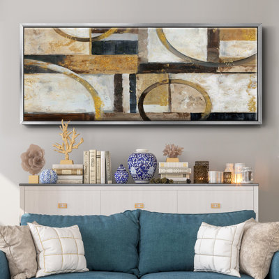 Interplay- Framed Canvas