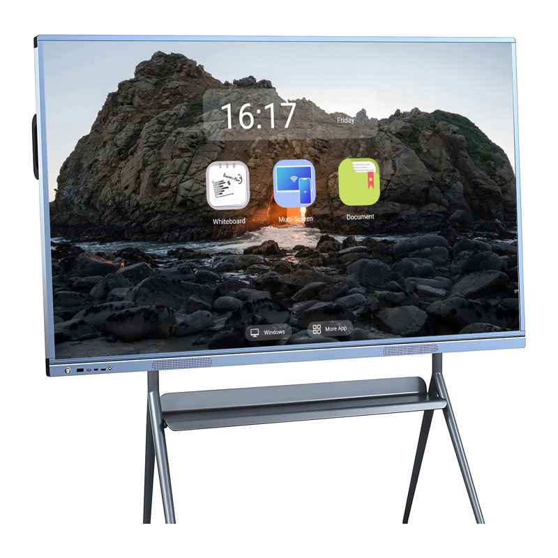 JYXCN Smart Board 75 pouces, ordinateur tout-en-un interactif, écran tactile avec double système et partage de nuage - pour la salle de classe, le bureau et les présentations?