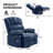 Breasha 39.7" Wide Manual Upholstered Swivel Rocker Recliner-102233677