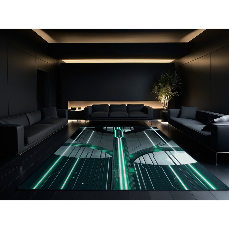Warp Matrix Rug, Rectangle 2' x 3'