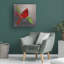 «Red Cardinal I» sur toile-1228179983