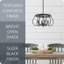 Luminaire suspendu unique à 4 lumières Kewarra