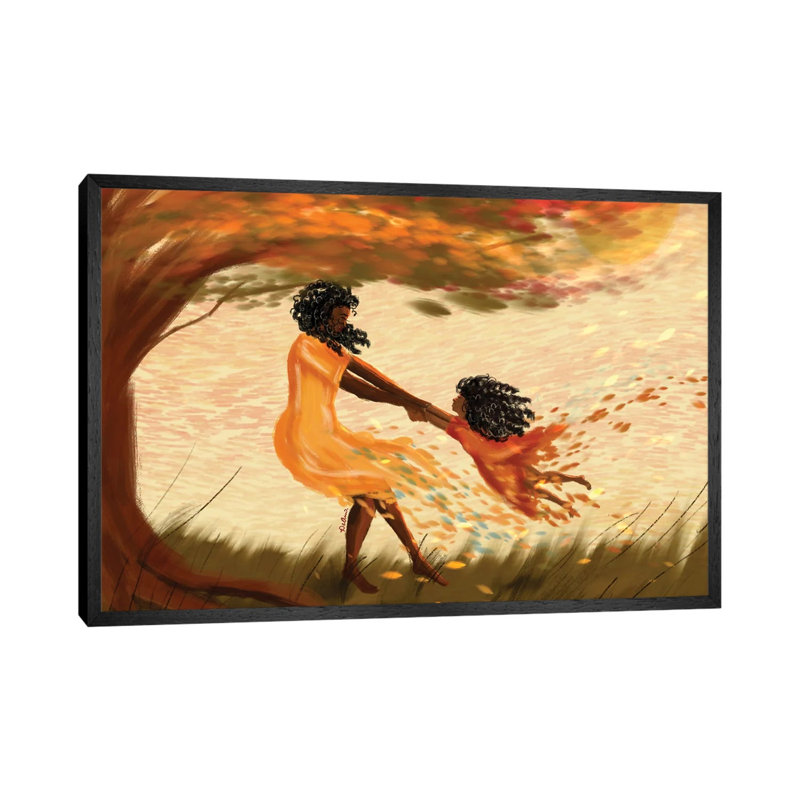 Look Ma by DeeLashee - Print on Canvas, 66.04 cm H x 45.72 cm W, Black Framed