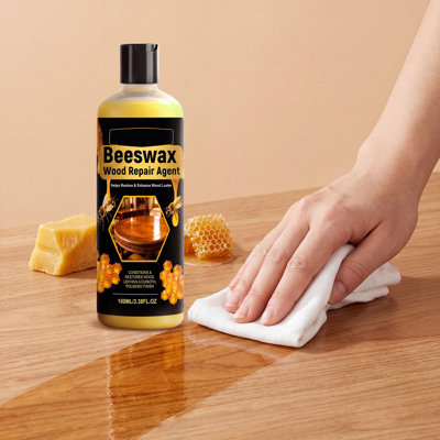 beeswax polish Beeswax Wood Polish  Conditioner Natural Wood Wax For Furniture Floors  Cabinets Restores And Protects Wood Surfaces 100ml