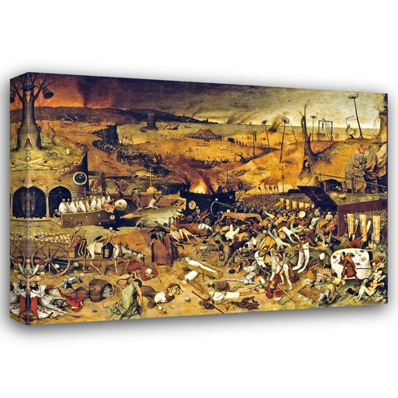 Le triomphe de la mort, H 17 po x l 24 po