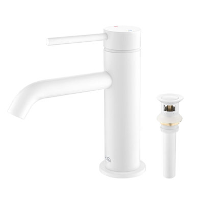 Circular Single-handle Bathroom Faucet