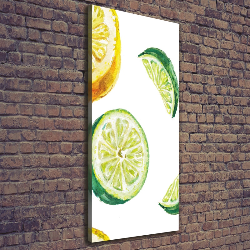 Limes And Lemons - Wrapped Canvas Print