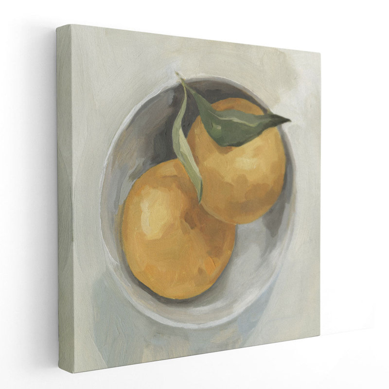 Fruit Bowl II - reproduction d'art sur toile, H 30 po x l 30 po