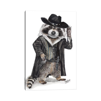 Raccoon Bandit 1 Piece Wall Art on Canvas