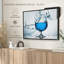 Aliments et boissons «Blue Cocktail Splash», reproduction sur toile-101456225