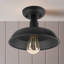 Éclairage de plafond d'extérieur 1 lumière surr.