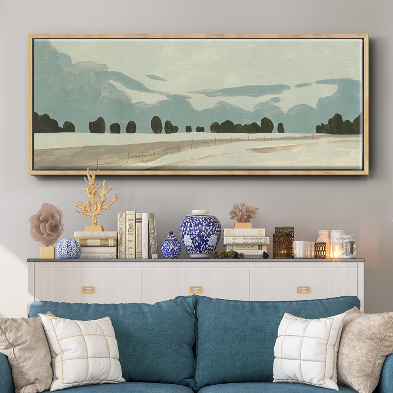 Farmland Study IV- Framed Canvas
