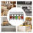 Over-The-Panel Stainless Steel Spice Rack with Adjustable Racks