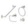 Lugano Series Bath Set