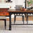 French Retro Rectangular Solid Wood Dining Table