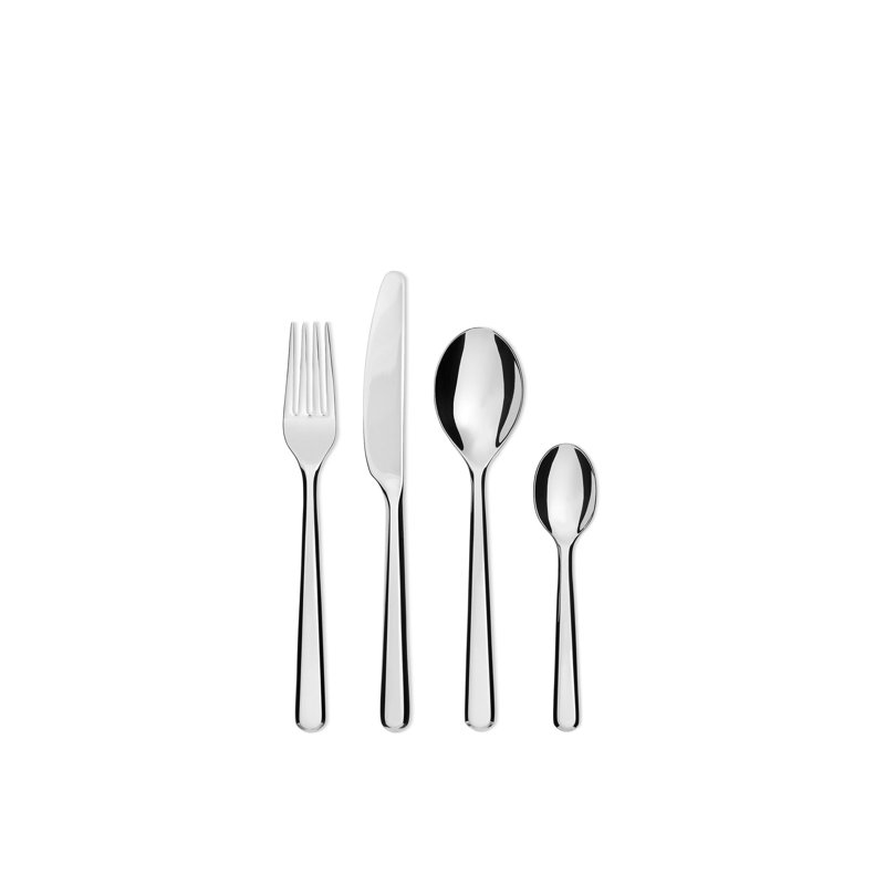 Alessi Amici Stainless Steel Flatware Set - Service for 4