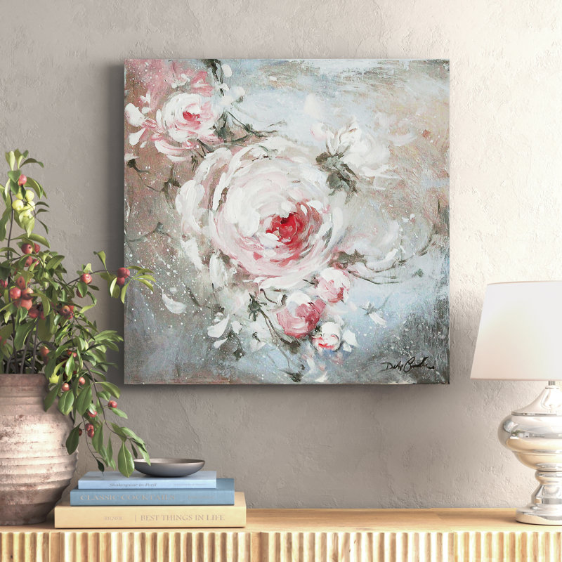 Blush I by Debi Coules - Painting on Canvas, 30.48 cm H x 30.48 cm W, No Frame