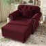 Fauteuil d'appoint Chesterfield avec repose-pieds 41,3 po Annalease