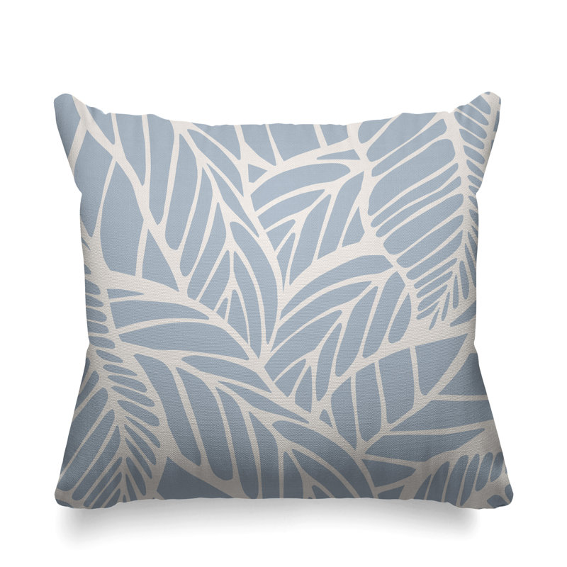 Housse et insert de coussin extérieur d'extérieur, 17 po x 17 po, gris, Carré