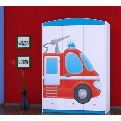 Overstreet 3 Door Wardrobe