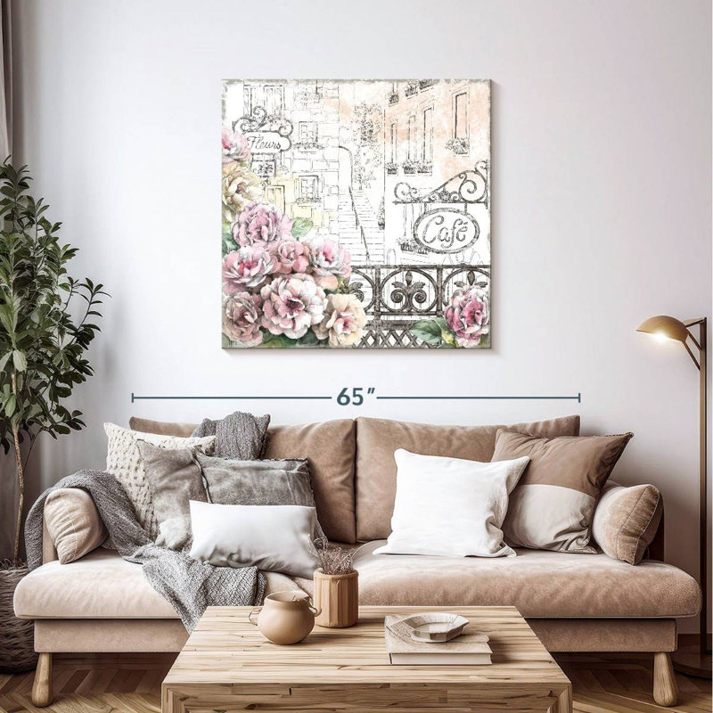 Nicci Paris Roses II, H 39 po x l 39 po